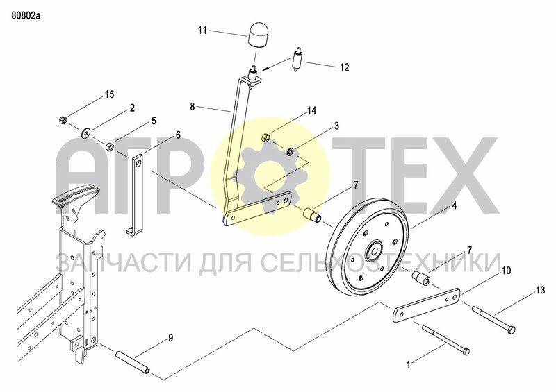 Чертеж FRONT PRESS WHEEL