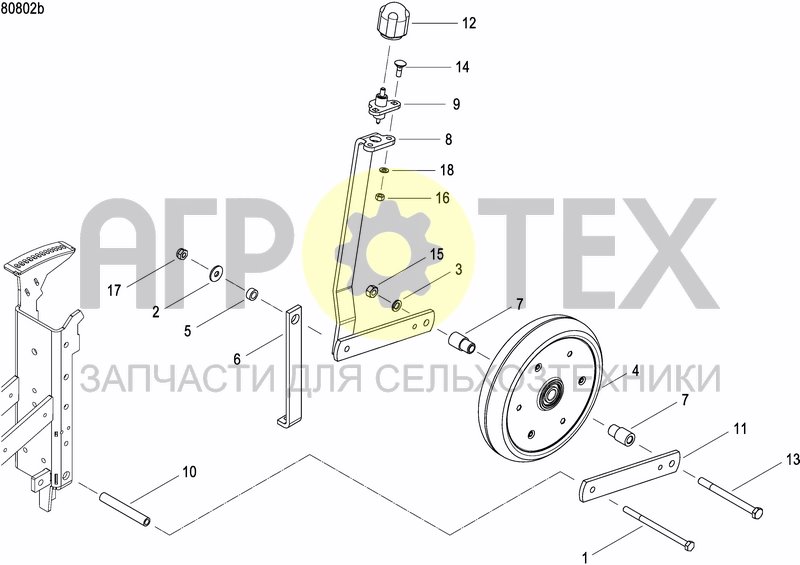 Чертеж FRONT PRESS WHEEL