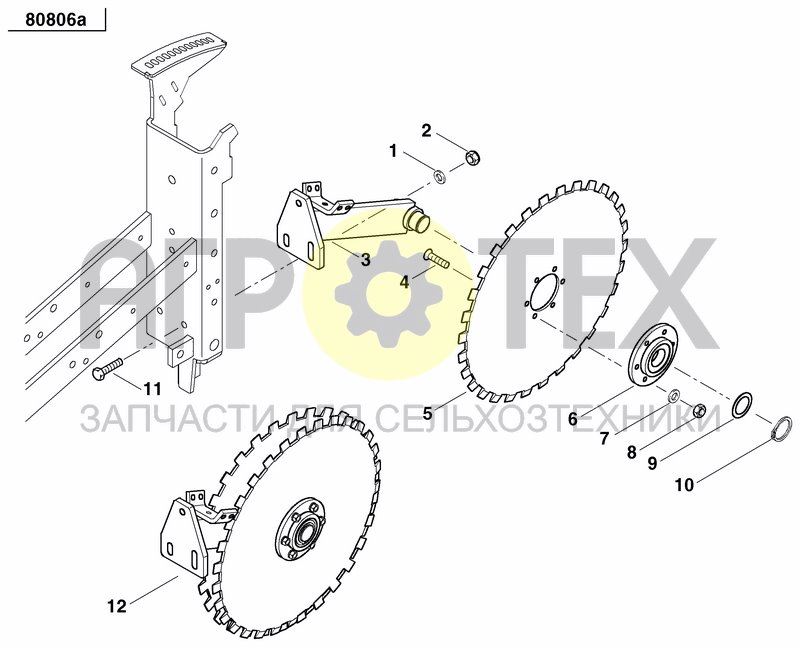 Чертеж FRONT PRESS WHEEL