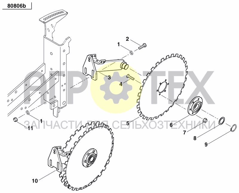 Чертеж FRONT PRESS WHEEL