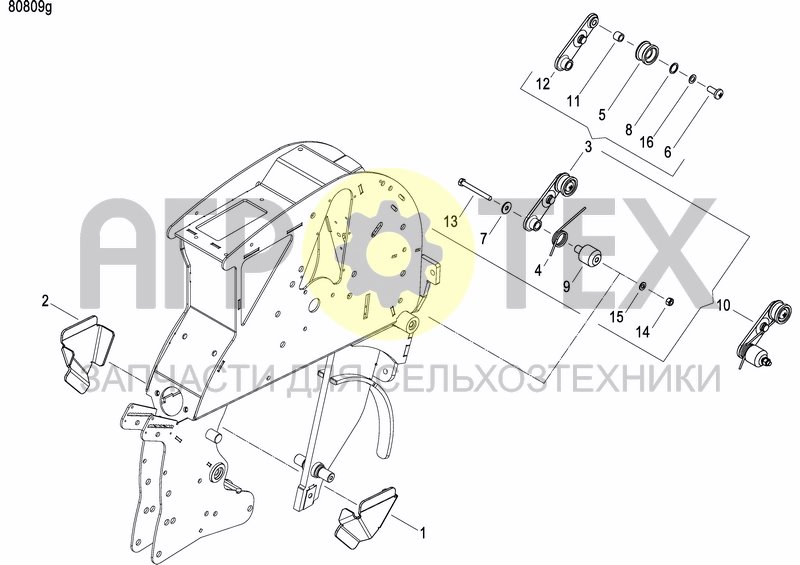 Чертеж FIXING BRACKET