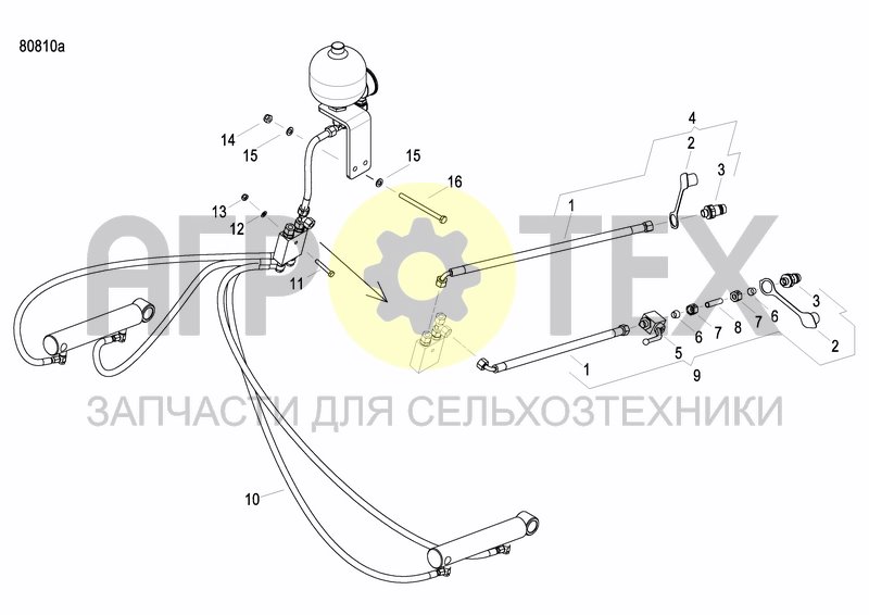 Чертеж HYDRAULIC BALLASTING KIT