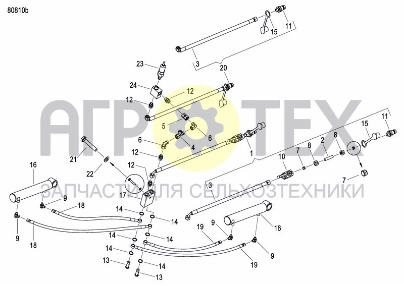 Чертеж HYDRAULIC BALLASTING KIT