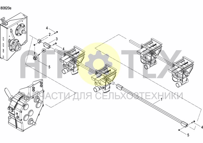 Чертеж METERING DEVICE FERTILIZER