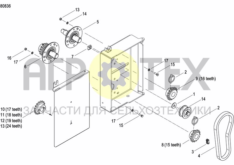 Чертеж GEARBOX