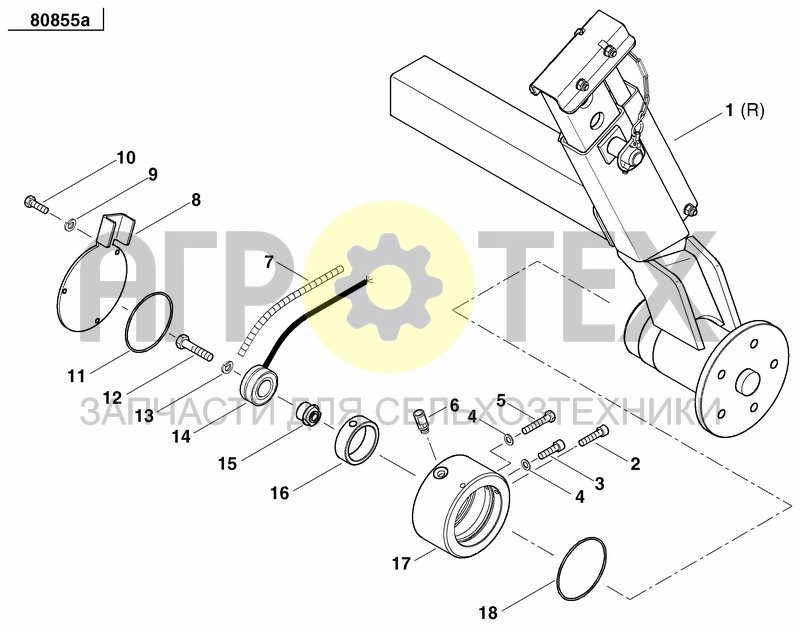 Чертеж AXLE AND WHEELS