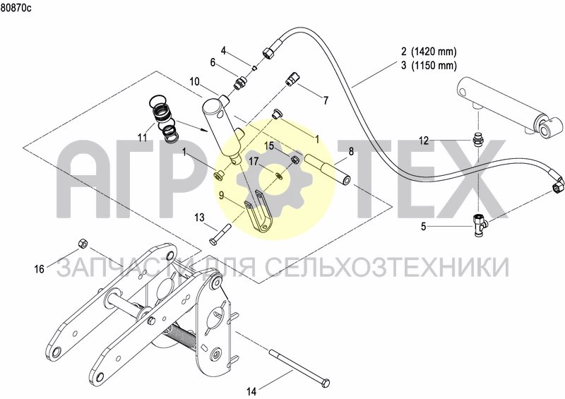 Чертеж HYDRAULIC ROW LIFTING