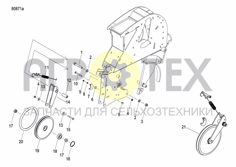 Чертеж INTERMEDIATE PRESS WHEEL