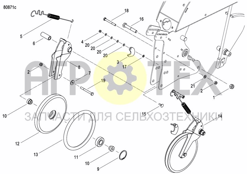 Чертеж INTERMEDIATE PRESS WHEEL