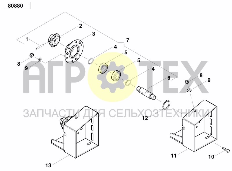 Чертеж INTERMETIATE BEARING, GUARD