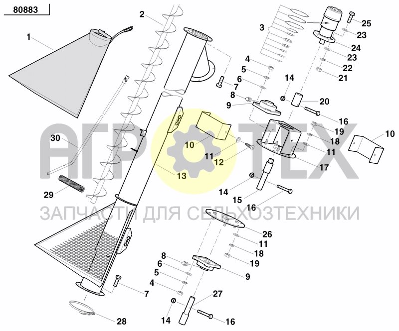 Чертеж FILLING AUGER