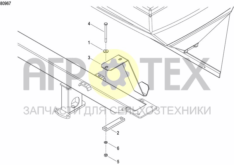 Чертеж FERTILIZER HOPPER  PRECISION DRILL