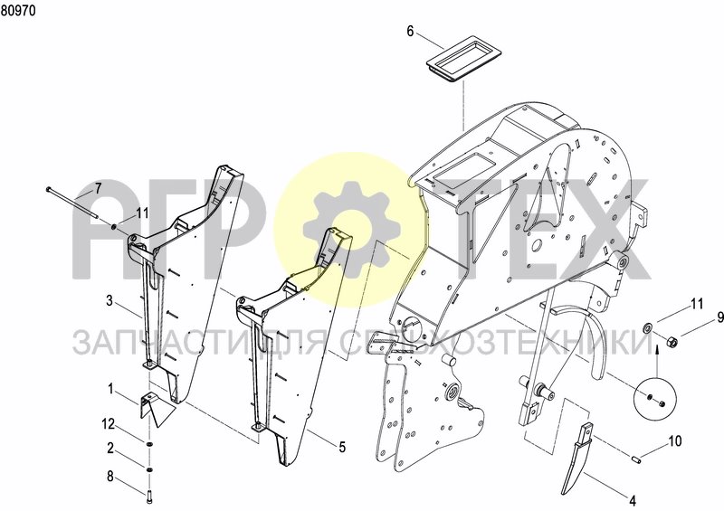 Чертеж FIXING BRACKET