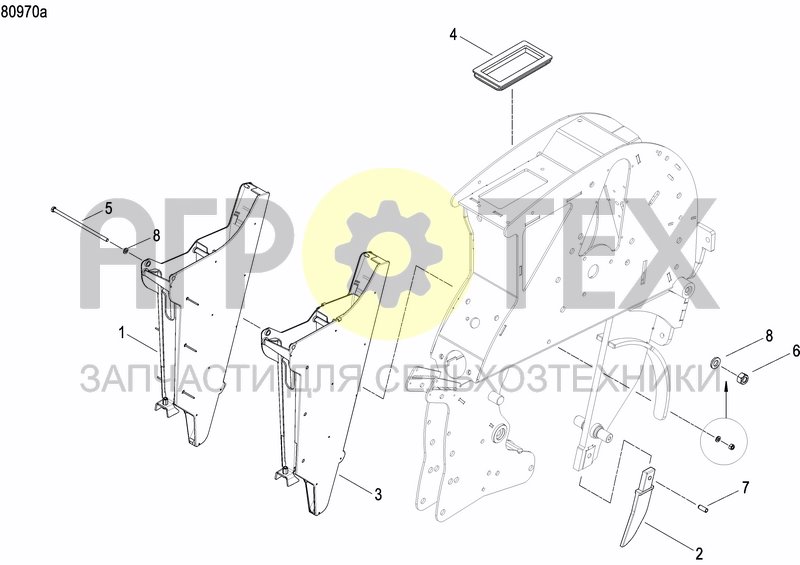 Чертеж FIXING BRACKET