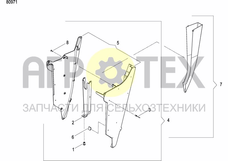 Чертеж FIXING BRACKET