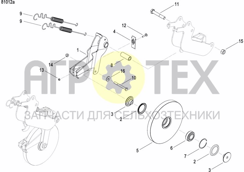 Чертеж INTERMEDIATE PRESS WHEEL