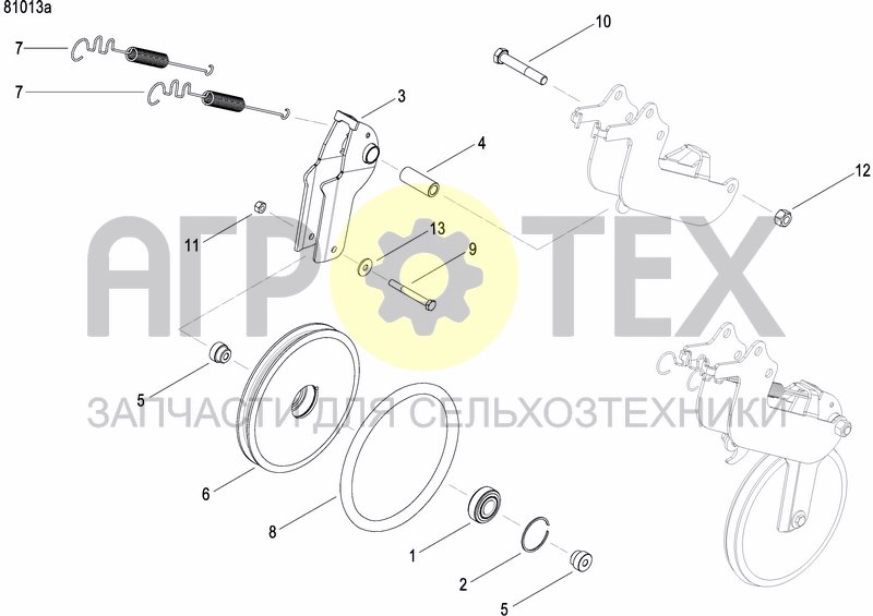 Чертеж INTERMEDIATE PRESS WHEEL