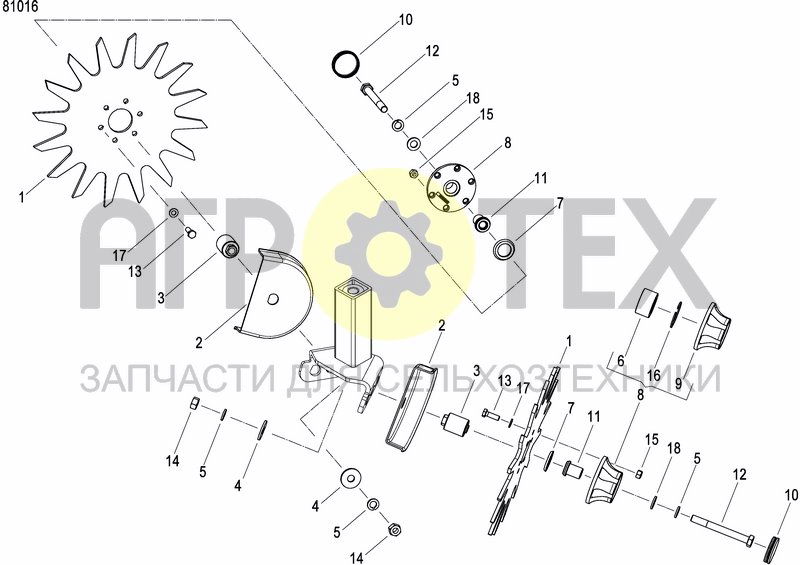 Чертеж CLEARING TOOL