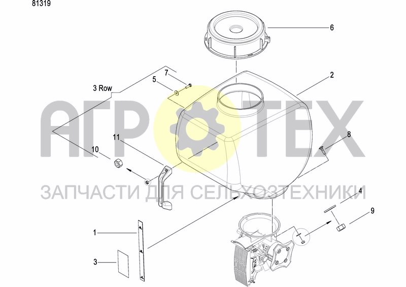 Чертеж HOPPER MICRO-DRILL MULTI OUTLET