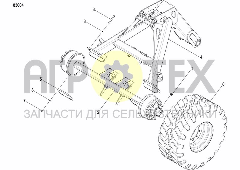 Чертеж TRANSPORT WHEEL