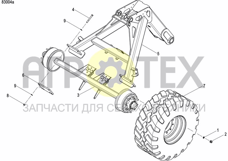 Чертеж TRANSPORT WHEEL