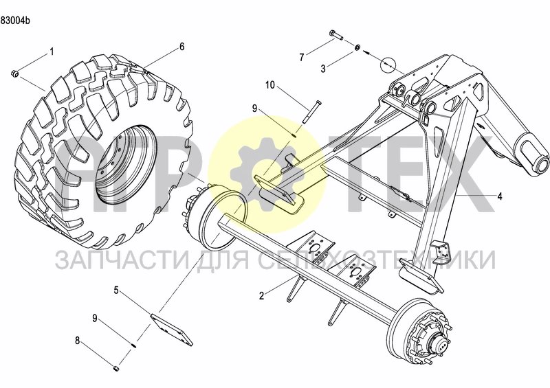 Чертеж TRANSPORT WHEEL