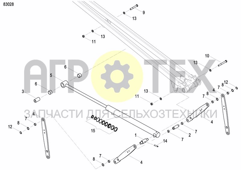 Чертеж DISC MARKER DOUBLE HYDR. FOLDABLE