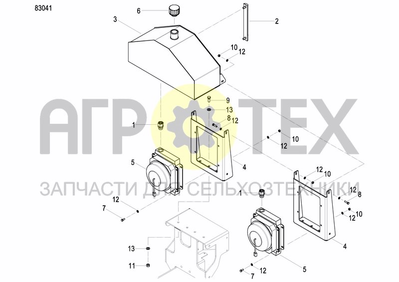 Чертеж EXTERNAL OIL SUPLY SYSTEM