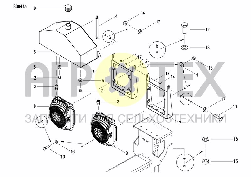 Чертеж EXTERNAL OIL SUPLY SYSTEM