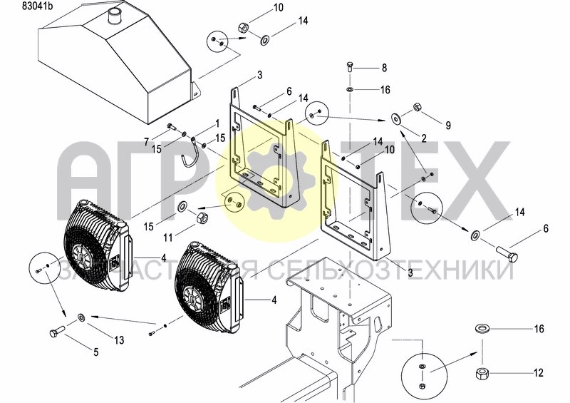 Чертеж EXTERNAL OIL SUPLY SYSTEM