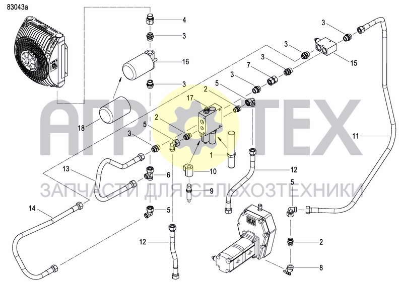 Чертеж EXTERNAL OIL SUPLY SYSTEM