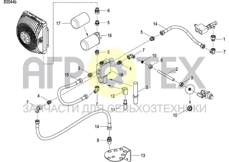 Чертеж EXTERNAL OIL SUPLY SYSTEM