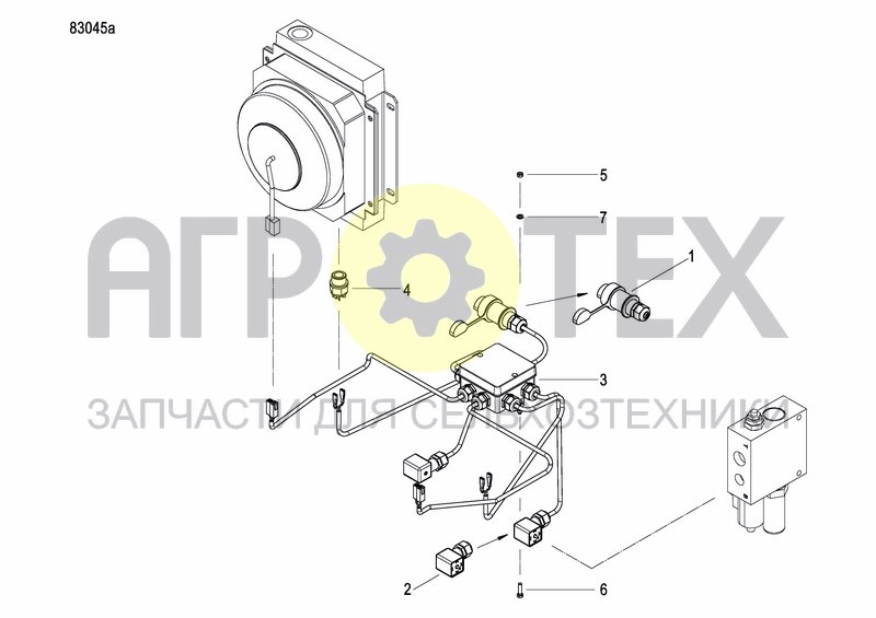 Чертеж EXTERNAL OIL SUPLY SYSTEM