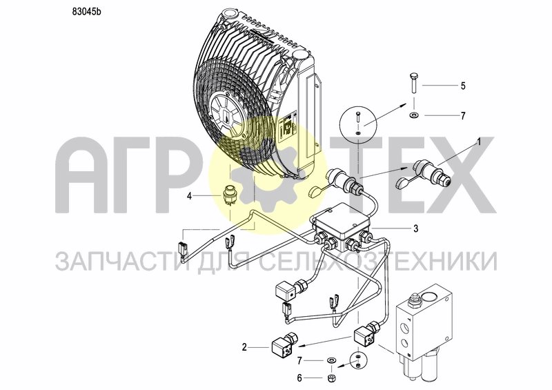 Чертеж EXTERNAL OIL SUPLY SYSTEM