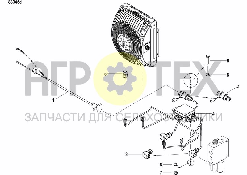 Чертеж EXTERNAL OIL SUPLY SYSTEM