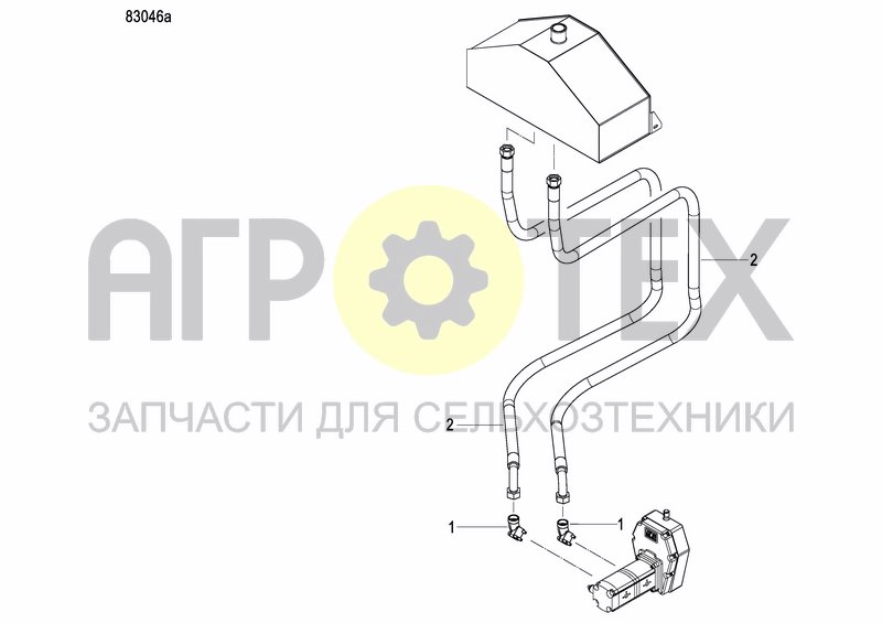 Чертеж EXTERNAL OIL SUPLY SYSTEM