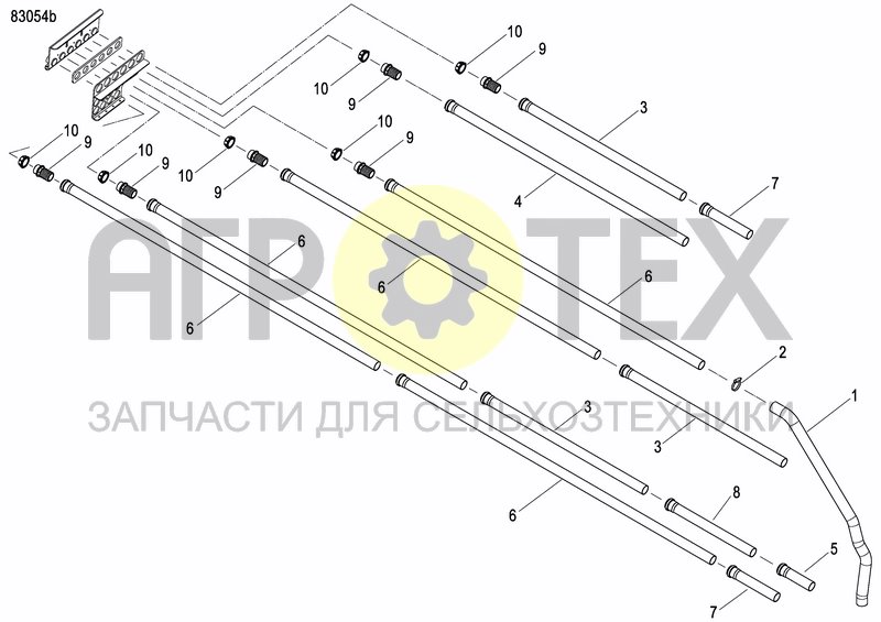 Чертеж METERING DEVICE FERTILIZER