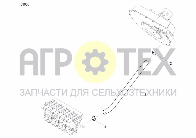 Чертеж METERING DEVICE FERTILIZER