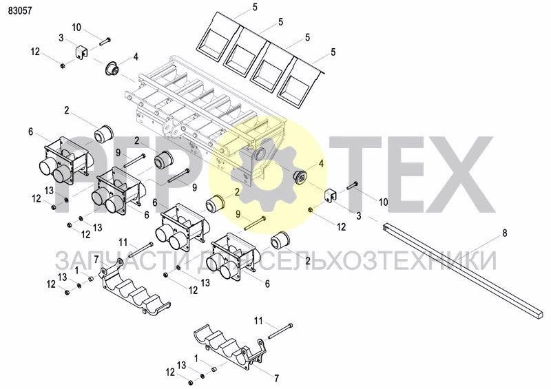 Чертеж METERING DEVICE FERTILIZER