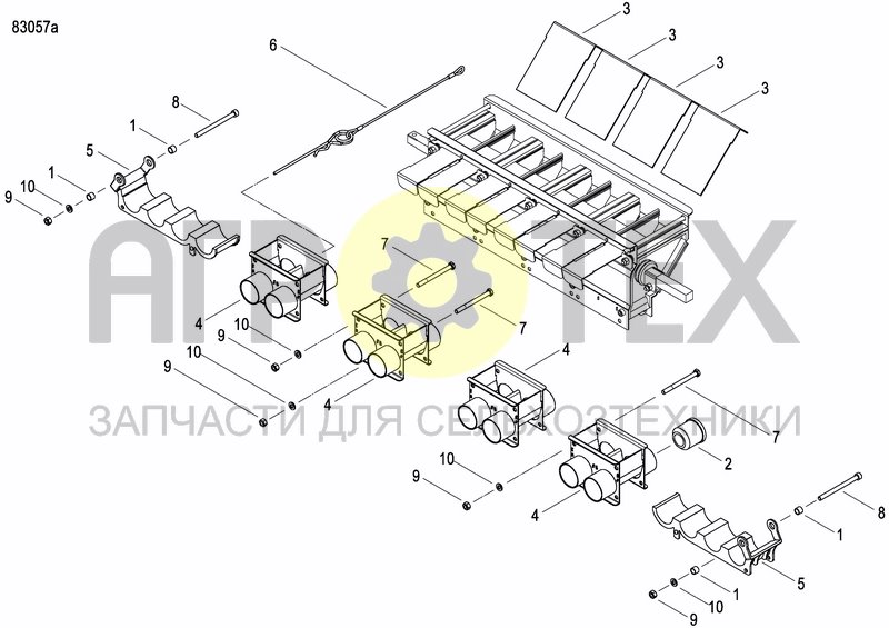 Чертеж METERING DEVICE FERTILIZER