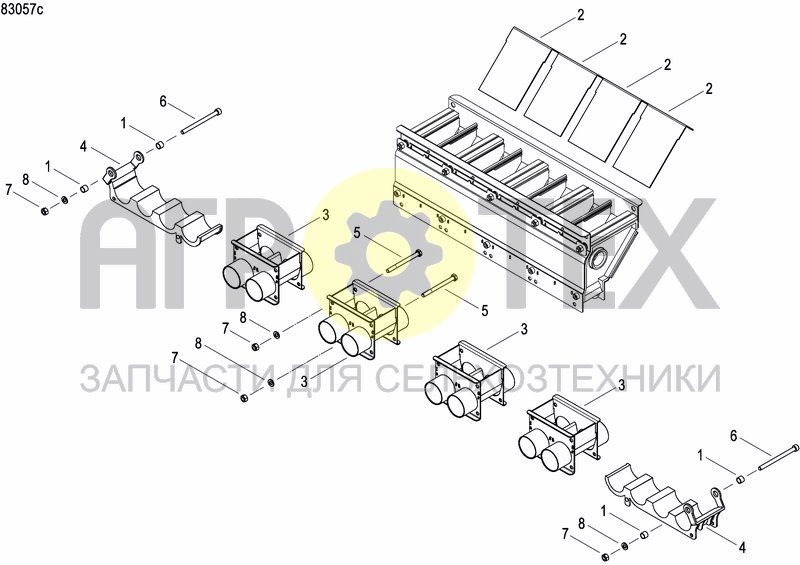 Чертеж METERING DEVICE FERTILIZER