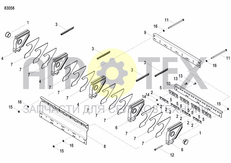 Чертеж METERING DEVICE FERTILIZER