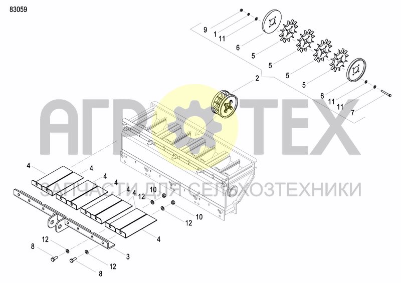 Чертеж METERING DEVICE FERTILIZER