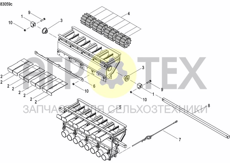 Чертеж METERING DEVICE FERTILIZER