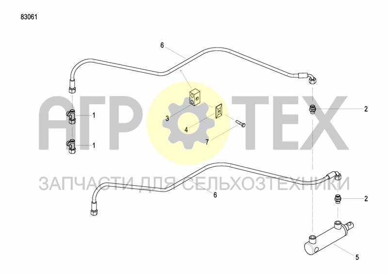 Чертеж METERING DEVICE FERTILIZER