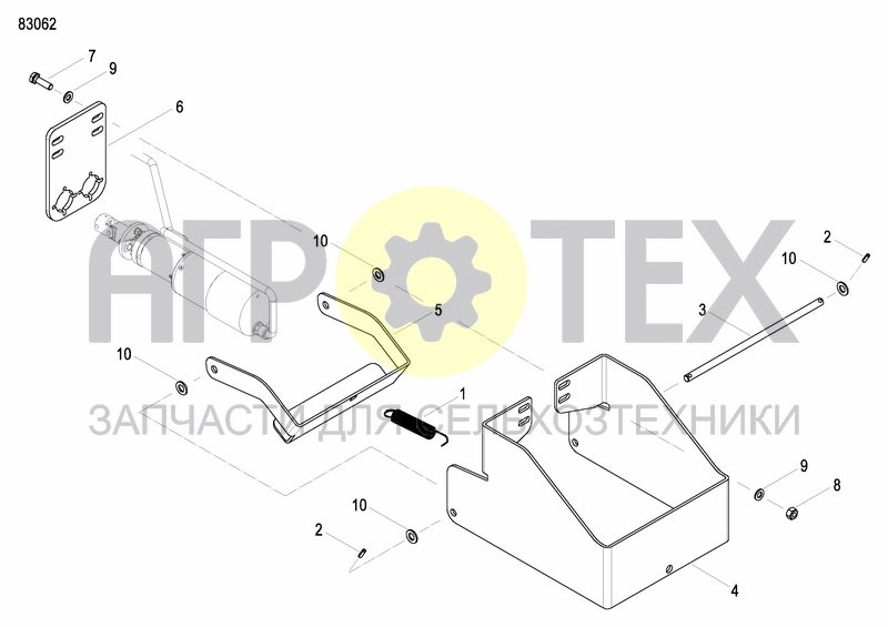 Чертеж METERING DEVICE FERTILIZER