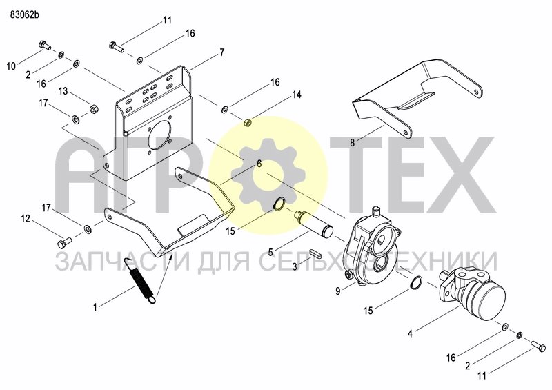 Чертеж METERING DEVICE FERTILIZER