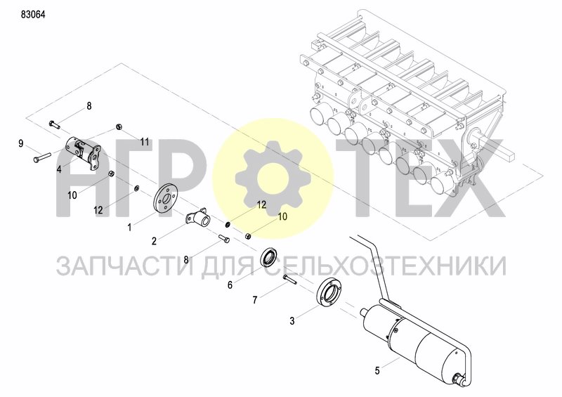 Чертеж METERING DEVICE FERTILIZER