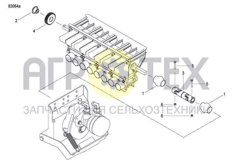 Чертеж METERING DEVICE FERTILIZER