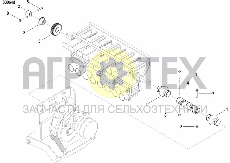 Чертеж METERING DEVICE FERTILIZER